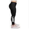 Tstars Love Horses Printed Leggings for Women Teen Girls Horse Lovers Novelty Tights X-Large Black view 1