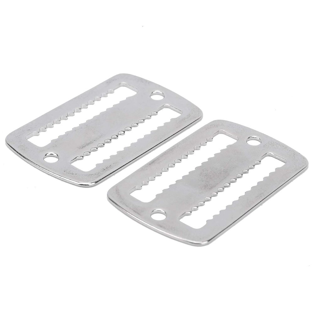 2pcs Diving Diving Weight Belt Slider 316 Stainless Steel Diving Strap Buckle Snorkelling Weight Belt Keeper Buckle