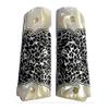 Compatible Replacement Grips for 1911 Full Size IMOP with Black Leopard Grips Compatible with Colt Gov and Clones view 1