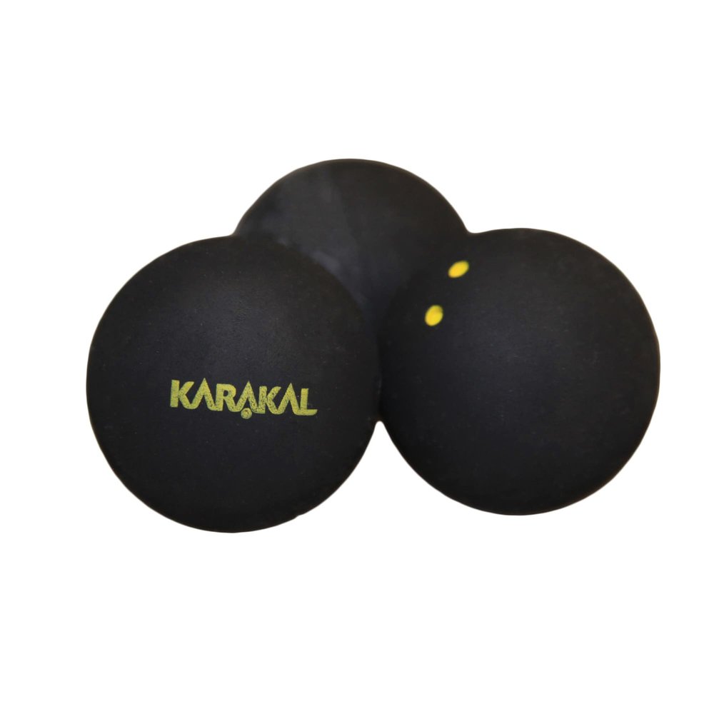 Karakal Unisex Squash Balls Elite Double Yellow, White, One Size UK