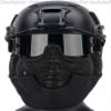 Evike Airsoft - Matrix Iron Face Carbon Steel Striker Gen2 Metal Mesh Lower Half Face Pro (Color: Black) view 4
