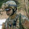 Evike Airsoft - Matrix Iron Face Carbon Steel Striker Gen4 Metal Mesh Full Face Face Pro (Color: OD Green) view 2