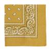 22 Inch Cotton Paisley Bandana - Tan view 1