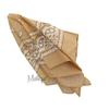 22 Inch Cotton Paisley Bandana - Tan view 4