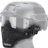 Evike Airsoft - Matrix Iron Face Carbon Steel Mesh Striker V1 Lower Half Face Pro (Color: Black) view 1