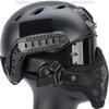 Evike Airsoft - Matrix Iron Face Carbon Steel Mesh Striker V1 Lower Half Face Pro (Color: Black) view 3