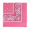 22 Inch Cotton Paisley Bandana - Pink view 1