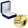 Crown Awards I Make A Difference with Gem Pins, I Make A Difference with Gem Pin with Blue Velvet Presentation Case, 30 Pack, Prime view 1