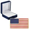 Crown Awards American Flag Pins, American Flag Pin with Blue Velvet Presentation Case, 30 Pack, Prime view 1