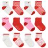 Debra Weitzner 12 Pairs Non-Slip Toddler Socks With Grips for Baby Boys and Girls - Anti-Slip Crew Socks for Infant's and Kids view 1