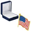 Crown Awards American Flag Gold Pins, American Flag Gold Pin with Blue Velvet Presentation Case, 20 Pack, Prime view 1