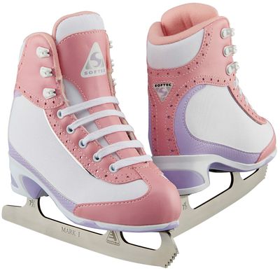 Jackson Ultima Softec Vista ST3201 Figure Ice Skates for Girls/Color: Pink, Size: Youth 3