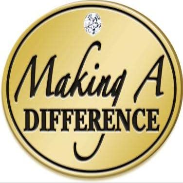 Crown Awards Making A Difference with Gem Pins, Making A Difference with Gem Pin with Blue Velvet Presentation Case, 30 Pack, Prime