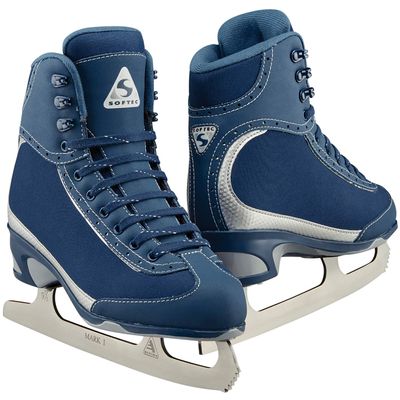 Jackson Ultima Softec Vista ST3201 Figure Ice Skates for Girls/Color: Navy, Size: Youth 12