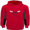 Outerstuff NBA Youth 8-20 Team Color Alternate Fleece Primary Logo Stated Pullover Sweatshirt Hoodie (Chicago Bulls Red, 18-20) view 1