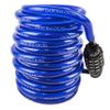 DocksLocks Weatherproof Coiled Security Cable Lock (5ft to 25ft Lengths) with Resettable Combination, Anti-Theft Protection for Kayaks, Bikes, Paddleboards, Scooter, Equipment, Bicycles and More 15ft view 1