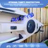 DocksLocks Weatherproof Coiled Security Cable Lock (5ft to 25ft Lengths) with Resettable Combination, Anti-Theft Protection for Kayaks, Bikes, Paddleboards, Scooter, Equipment, Bicycles and More 20ft view 2