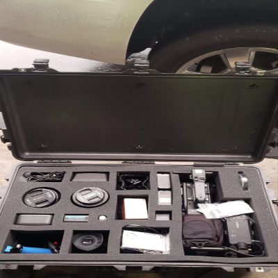 COBRA FOAMINSERTS AND CASES Pelican Case 1650 Foam Insert for Hard Drives (CASE & Foam)