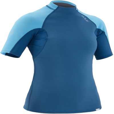 NRS Women's HydroSkin 0.5 Short-Sleeve Neoprene Shirt - for Kayaking, Canoeing, Rafting, Paddling