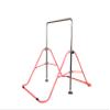 BalanceFrom Gymnastics Bar for Kids Height Adjustable Horizontal Kip Bar Folding Gymnastics Junior Training Bar, Pink view 1