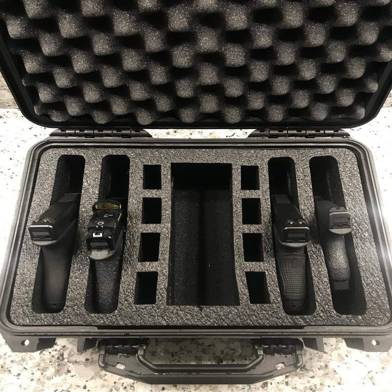 Seahorse SE520 Range Case Foam Insert for 4 Handguns and Magazines (Foam ONLY)