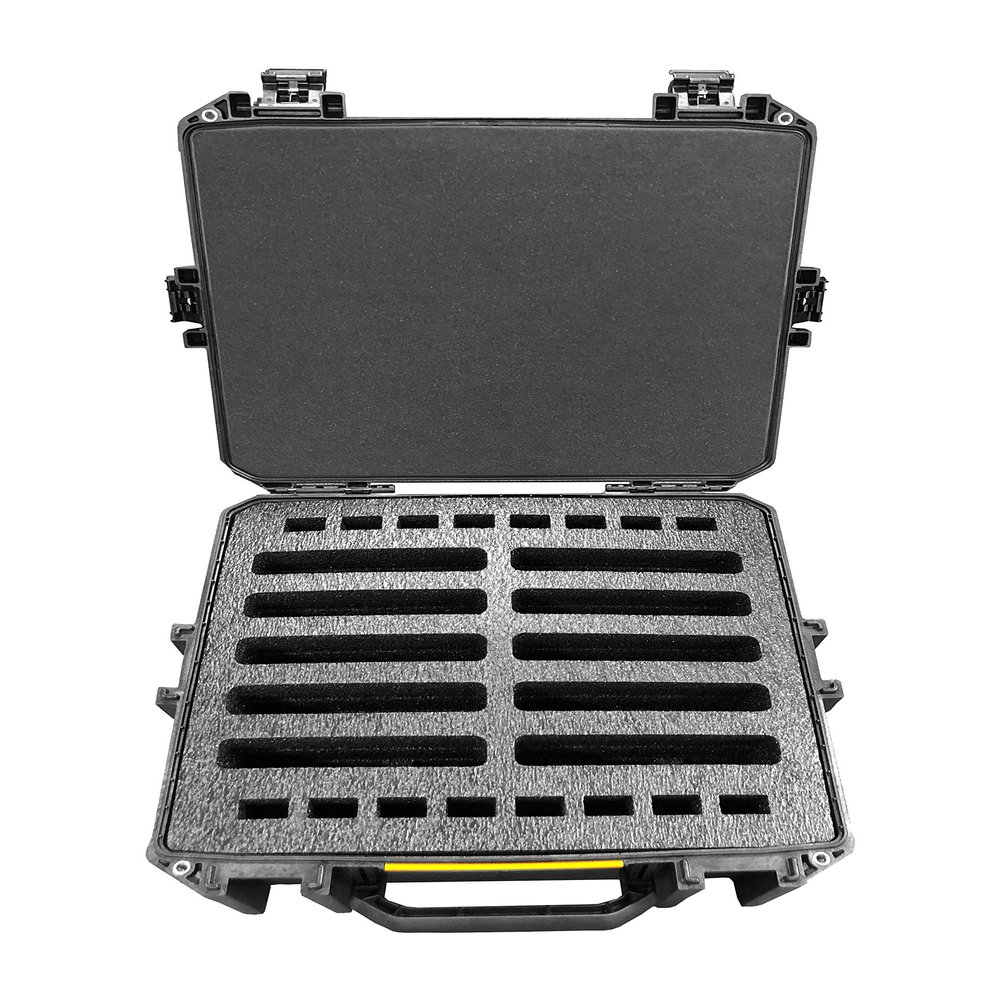 Pelican 1600 Range Case Foam Insert for 10 Handguns - Polyethylene - (Foam ONLY)