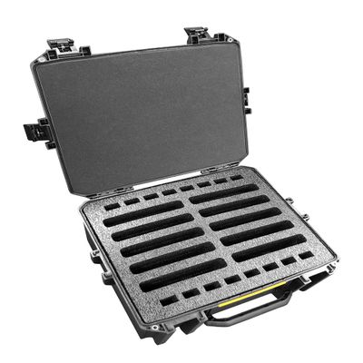 Cobra FOAMINSERTS and Cases Pelican Vault Case V550 Foam Insert for 10 Handguns - Polyethylene - (Foam ONLY)