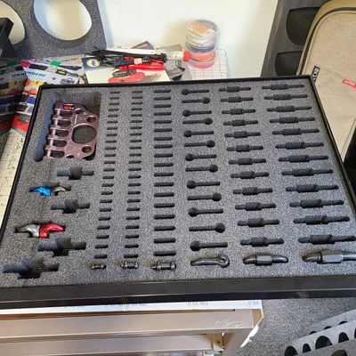 Cobra FOAMINSERTS and Cases Tool Drawer Foam Insert for Rigging Equipment
