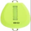 Lumica (Japanese Chemical Luminescence) A20272 Bending Up Custom Sinker for Photos, No. 80, Neon Yellow view 1