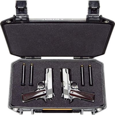 Pelican Vault Case V200 Foam Insert for 2 Handguns & Magazine