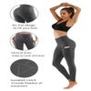PHISOCKAT 2 Pack High Waist Yoga Pants with Pockets, Tummy Control Leggings, Workout 4 Way Stretch Yoga Leggings view 3