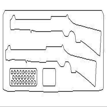 COBRA FOAM INSERTS AND CASES Pelican Case V730 for 2 Benelli M4 Shotguns