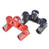 AMEYXGS Archery Single/Double Side V-Bar Fully Adjustable V Bar Mount Quick Disconnect Bow Stabilizer (Black/Double) view 2