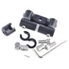 AMEYXGS Archery Single/Double Side V-Bar Fully Adjustable V Bar Mount Quick Disconnect Bow Stabilizer (Black/Double) view 3