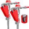 Automatic Double Spring Fishing Rod Holder, Stainless Steel for Bank Ground Support Brackets, Adjustable Sensitivity & Spring Area Safeguard & Folding Fishing Pole Stand Holders Rack view 1