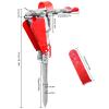 Automatic Double Spring Fishing Rod Holder, Stainless Steel for Bank Ground Support Brackets, Adjustable Sensitivity & Spring Area Safeguard & Folding Fishing Pole Stand Holders Rack view 2