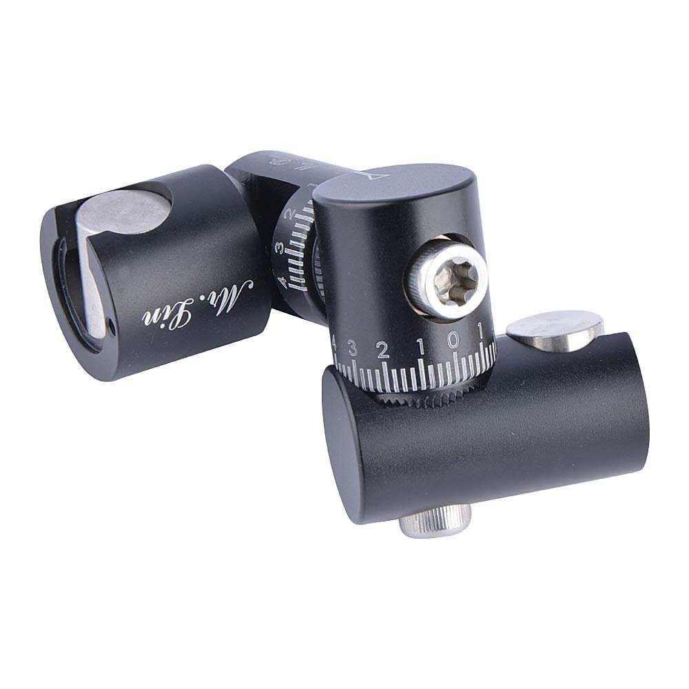 AMEYXGS Archery V-Bar Connector Single Side Bow Stabilizer Quick Mount Disconnect Adjustable Bow Rod Stabilizer for Compound Recurve Bow (Black)