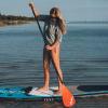 MoiShow SUP Paddle - Adjustable 3 Pieces Stand Up Paddle Board Paddle with Unique Lock Design Floating Alloy Shaft Paddleboard Paddle view 2