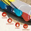 MoiShow SUP Paddle - Adjustable 3 Pieces Stand Up Paddle Board Paddle with Unique Lock Design Floating Alloy Shaft Paddleboard Paddle view 3