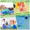 CORECISE Hand Air Pump,Two-Way Hand Yoga Ball Pump, 9 Inch Double Action Hand Pump Inflator for Exercise Balls, Swimming Ring,Balloons and Inflatable Balls view 3