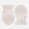 organicboom 100% Certified Organic Cotton Baby No Scratch Mittens For Newborn to 0-6 Months (Beige+Blue 3pairs(4-season)) view 3