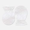 organicboom 100% Certified Organic Cotton Baby No Scratch Mittens For Newborn to 0-6 Months (Beige+Blue 3pairs(4-season)) view 4