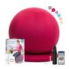 ENOVI ProBalance Yoga Ball Chair, Exercise Ball with Slipcover and Base for Office and Home, Birthing and Pregnancy, 65cm, CR view 1