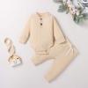 Bmnmsl Newborn Baby Boy Fall Clothes 3 6 12 18 24 Months Outfits Long Sleeve Knitted Cotton Romper & Pants Infant Winter Sets view 2