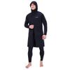 3Mm Neoprene Windbreaker Men Diving Jacket Winter Swimming Snorkling Surfing Thermal Hooded Long Coat view 3