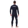 3Mm Neoprene Jacket Wetsuit Fleece Lining Keep Warm Diving Suit for Surfing Windsurfing Swimwear Boating Scuba,XXL view 2