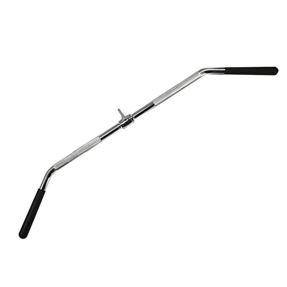 ZXFF 45in Triceps Fitness Cable Accessories. LAT Pull-Down Bar with Rubber Handle, Source Line Crossover Machine and Strength Training Accessories (Size : L114cm)