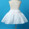 YiZYiF Little Girls Wedding Flower Girl Hoopless Half Slip Skirt 3 Layers Tutu Ruffles Crinoline Petticoat White 5-6 Years view 4