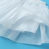 renvena Kids Girls Hoopless Petticoat Half Slip Flower Girl Crinoline Skirt Bridesmaid Wedding Underskirt White A Hoopless 5-6 view 4