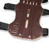 UNIVERSE ARCHERY Leather Arm Guards | Bow Arm Protector 4 Strap Archery Guard | High-Grade Adjustable Leather Armguard | Hunting Accessories & Archery (Dark Brown) view 3